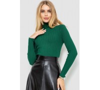 Гольф жіночий однотонний, колір зелений, 204R043