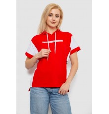 Футболка жіноча з принтом, колір червоний, 244R2311-5