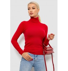 Гольф жіночий однотонний, колір бордовий, 204R921