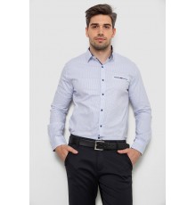 Рубашка мужская с принтом, цвет белый, 214R7170