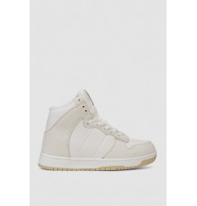 Кросівки жіночі зимові на хутрі, колір біло-бежевий, 248RH1060-5