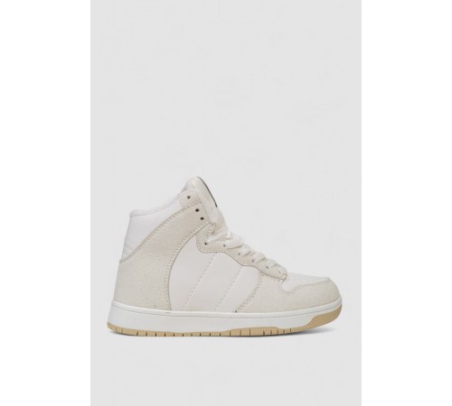 Кросівки жіночі зимові на хутрі, колір біло-бежевий, 248RH1060-5