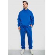 Спортивный костюм мужской на флисе, цвет электрик, 244R9162