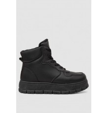 Кросівки жіночі зимові на хутрі, колір чорний, 248RBL5