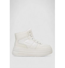 Кросівки жіночі зимові на хутрі, колір білий, 248RAM015