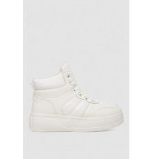 Кросівки жіночі зимові на хутрі, колір білий, 248RQT12