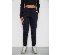 Спортивные штаны женские на флисе, цвет синий, 238R57013