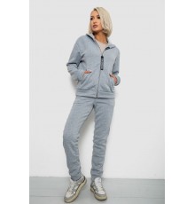 Спортивний костюм жіночий на флісі, колір світло-сірий, 257R86