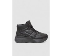 Кросівки жіночі зимові на хутрі, колір чорний, 248RXM16