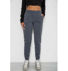 Спортивні штани жіночі на флісі, колір сірий, 238R57012