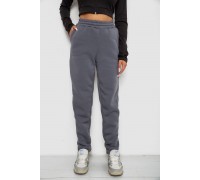 Спортивные штаны женские на флисе, цвет темно-серый, 238R58641-1