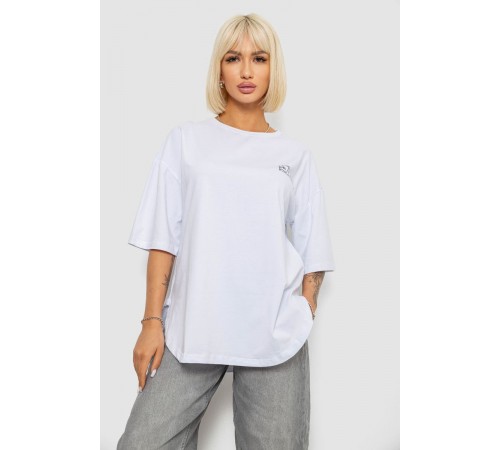 Футболка жіноча з принтом, колір білий, 244R2017