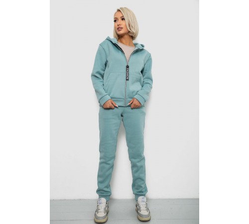 Спортивний костюм жіночий на флісі, колір оливковий, 257R86