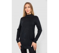 Свитер женский однотонный, цвет черный, 244R5550
