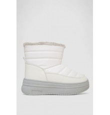 Дутики жіночі зимові на хутрі, колір біло-сірий, 248RAM018