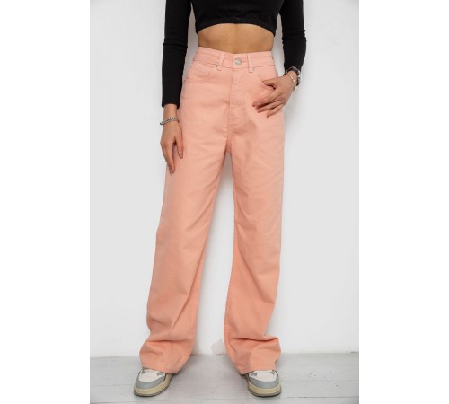 Джинси жіночі, колір персиковий, 250R1852