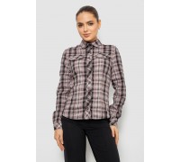 Сорочка жіноча повсякденна, колір темно-пудровий, 230R064