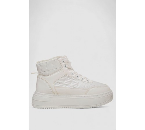 Кросівки жіночі зимові на хутрі, колір білий, 248RK03