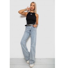 Джинси жіночі стрейчові, колір блакитний, 244R00643