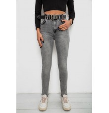 Джинси жіночі Skinny, колір сірий, 244R00624