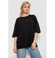 Футболка жіноча з принтом, колір чорний, 244R2021-5