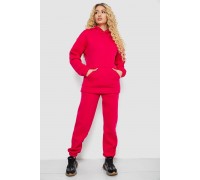 Спортивний костюм жіночий на флісі, колір малиновий, 102R7711