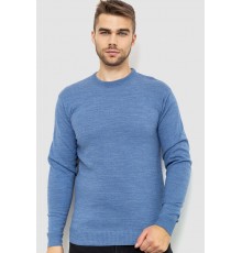 Свитер мужской однотонный, цвет джинс, 161R1770-1