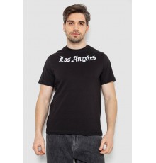 Футболка мужская с принтом, цвет черный, 241R1904