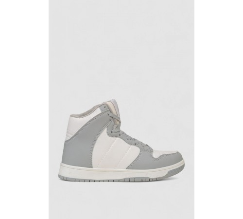 Кросівки жіночі зимові на хутрі, колір біло-сірий, 248RH1060