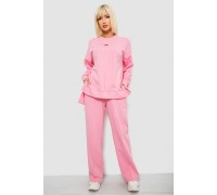 Спортивний костюм жіночий з принтом, колір світло-рожевий, 244R1060AG