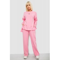 Спортивный костюм женский с принтом, цвет светло-розовый, 244R1060AG
