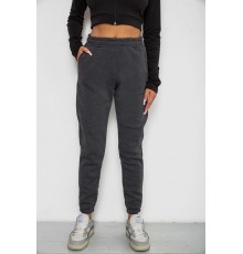 Спортивні штани жіночі на флісі, колір сірий, 238R57828-1 Спортивні штани жіночі на флісі, колір сірий, 238R57828-1