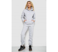 Спортивный костюм женский на флисе, цвет светло-серый, 102R7711