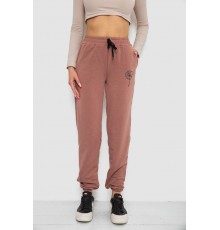 Спортивні штани жіночі, колір темно-бежевий, 238R121