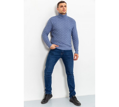 Свитер мужской, цвет сизый, 161R602