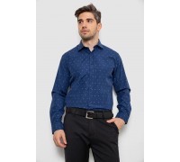 Рубашка мужская, цвет сине-зеленый, 214R823