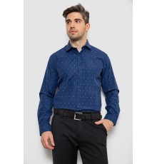 Рубашка мужская, цвет сине-зеленый, 214R823