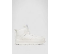 Кросівки жіночі зимові на хутрі, колір білий, 248RMB09