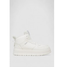 Кросівки жіночі зимові на хутрі, колір білий, 248RMB09