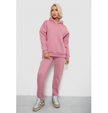 Спортивний костюм жіночий на флісі, колір пудровий, 247R2040