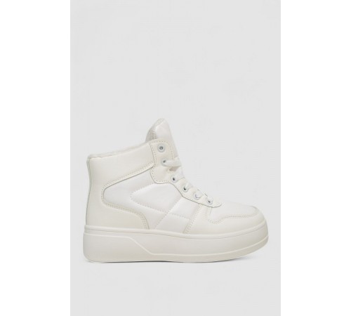 Кросівки жіночі зимові на хутрі, колір білий, 248RQT11