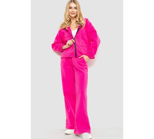 Спорт костюм жіночий на флісі, колір рожевий, 102R402
