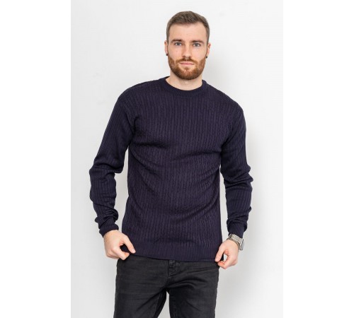 Свитер мужской, цвет темно-синий, 161R880