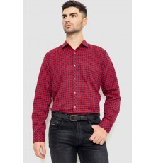 Рубашка мужская в клетку байковая, цвет красно-синий, 214R16-33-164