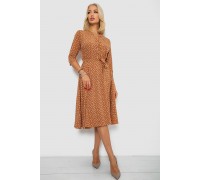 Сукня софт з принтом, колір коричневий, 230R1011-5