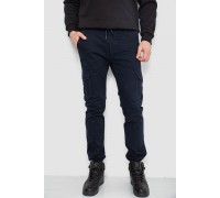 Джоггеры мужские однотонные, цвет темно-синий, 244RTE915