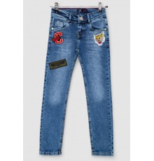 Джинси дитячі для хлопчиків, колір синій, 247R9410