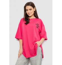 Футболка жіноча з принтом, колір рожевий, 244R2030