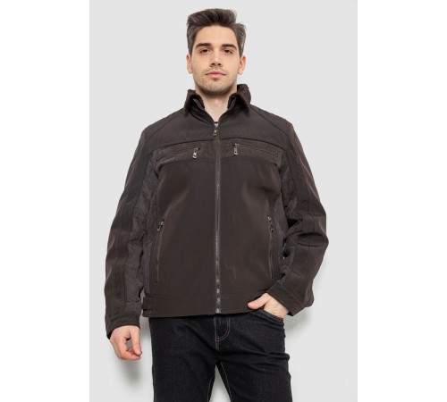 Куртка мужская демисезонная, цвет темно-коричневый, 244R1128