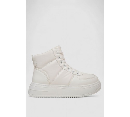 Кросівки жіночі зимові на хутрі, колір білий, 248RK06